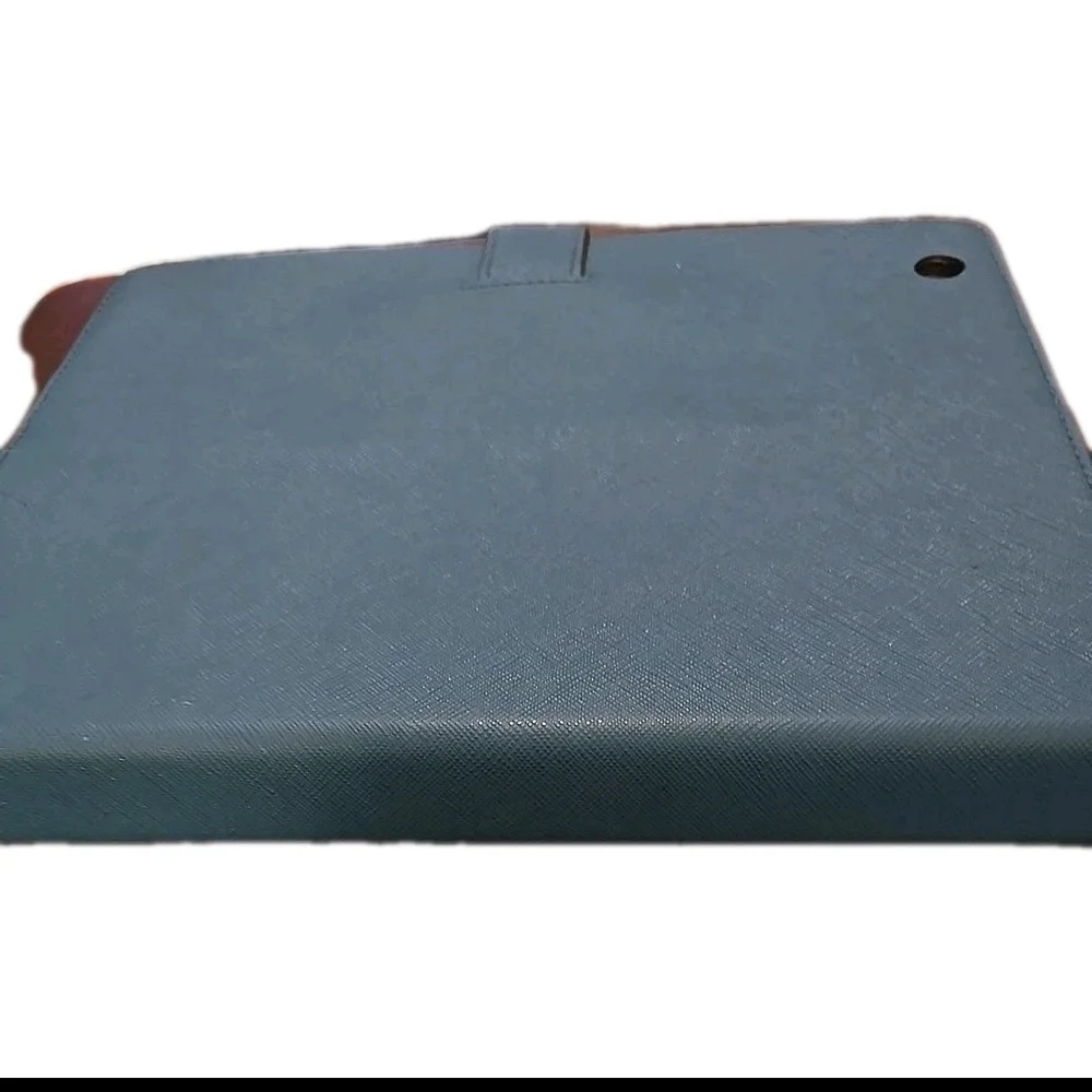 MICHAEL KORS IPAD/PAD CASE FOLIO BLUE/GREEN LEATHER - Picture 5 of 6